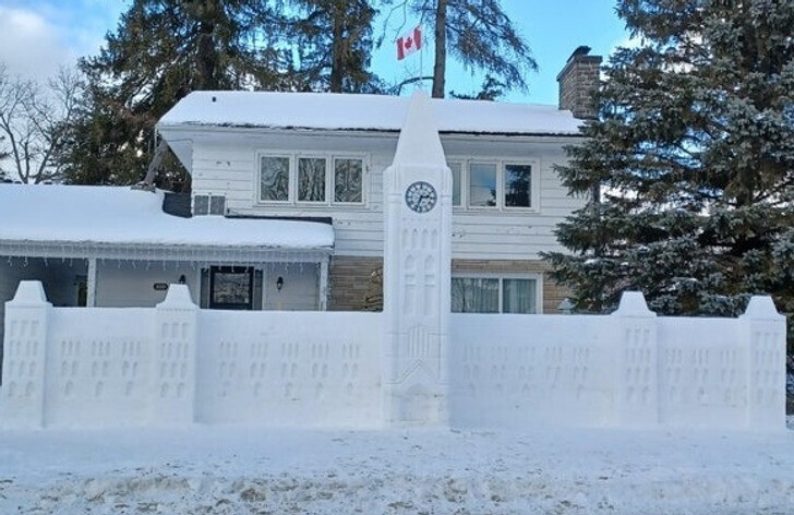 Архитектура из снега