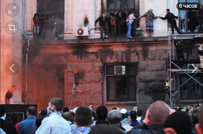 «Убить всех до единого», – скандировали националисты у Дома профсоюзов в Одессе, 2014 г.