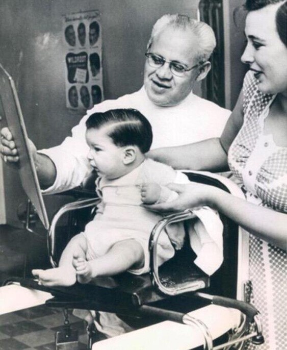 Первая стрижка, 1955 год