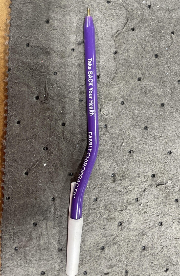 Сувенирная ручка из кабинета остеопата