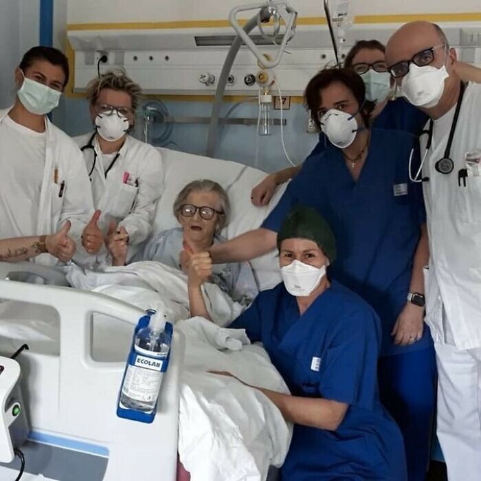 30. 95-летняя пациентка, ставшая самым пожилым человеком в Италии, выздоровевшим от коронавируса