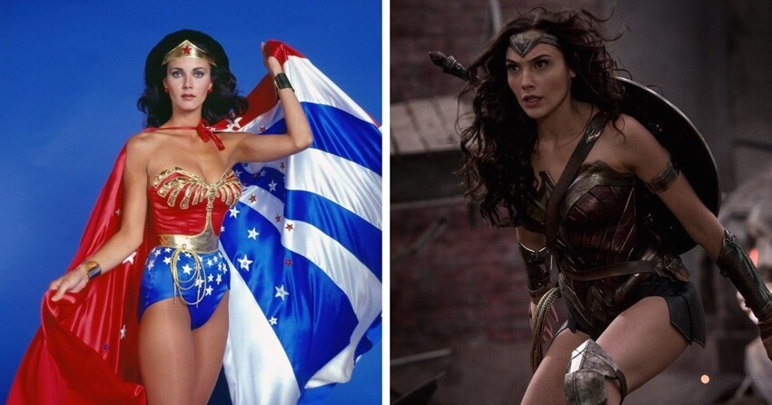 19 фотосравнений, показывающих, как менялись костюмы  супергероев