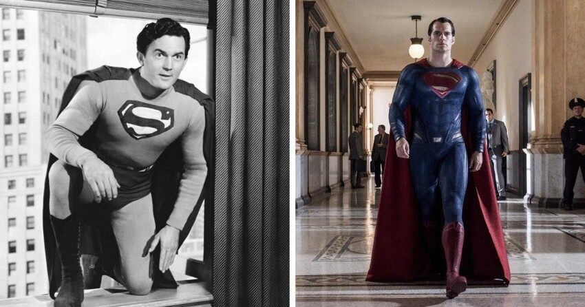 19 фотосравнений, показывающих, как менялись костюмы  супергероев