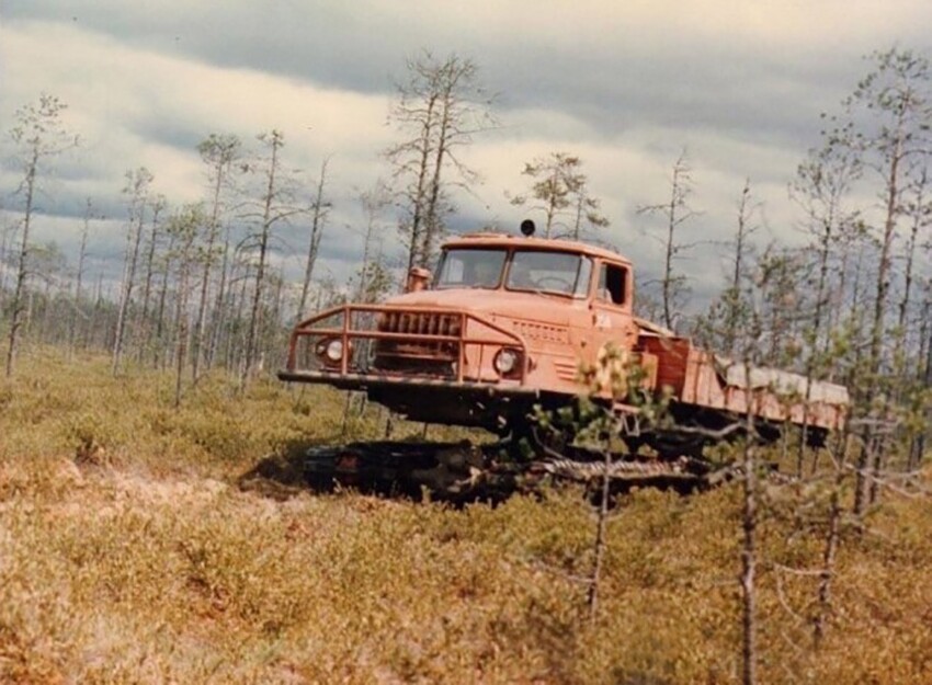 Снегоболотоход «Урал-5920». Челябинская область, 1986 год.