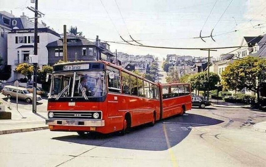 Икарус-286 в Сан-Франциско, 1978 год