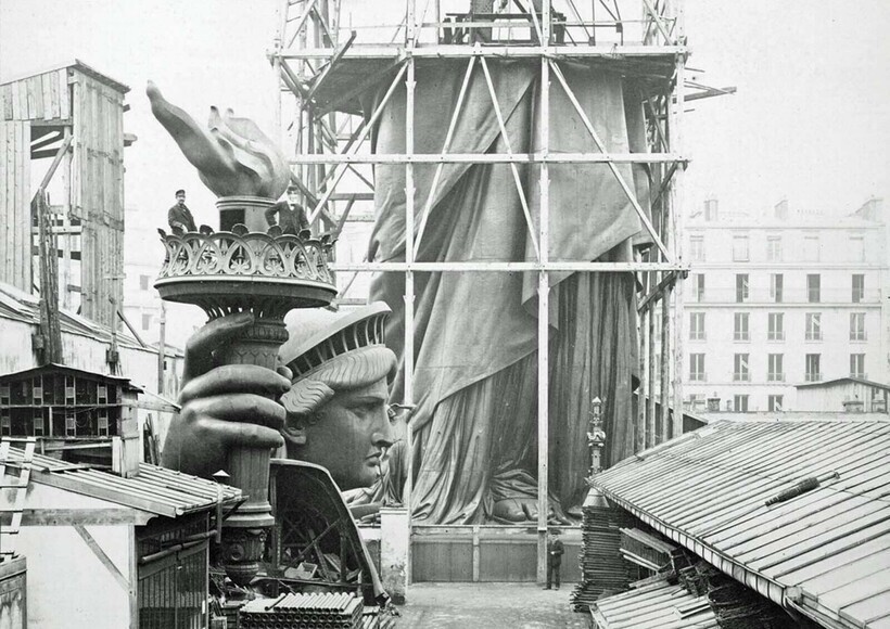 Статуя Свободы, еще пока в Париже