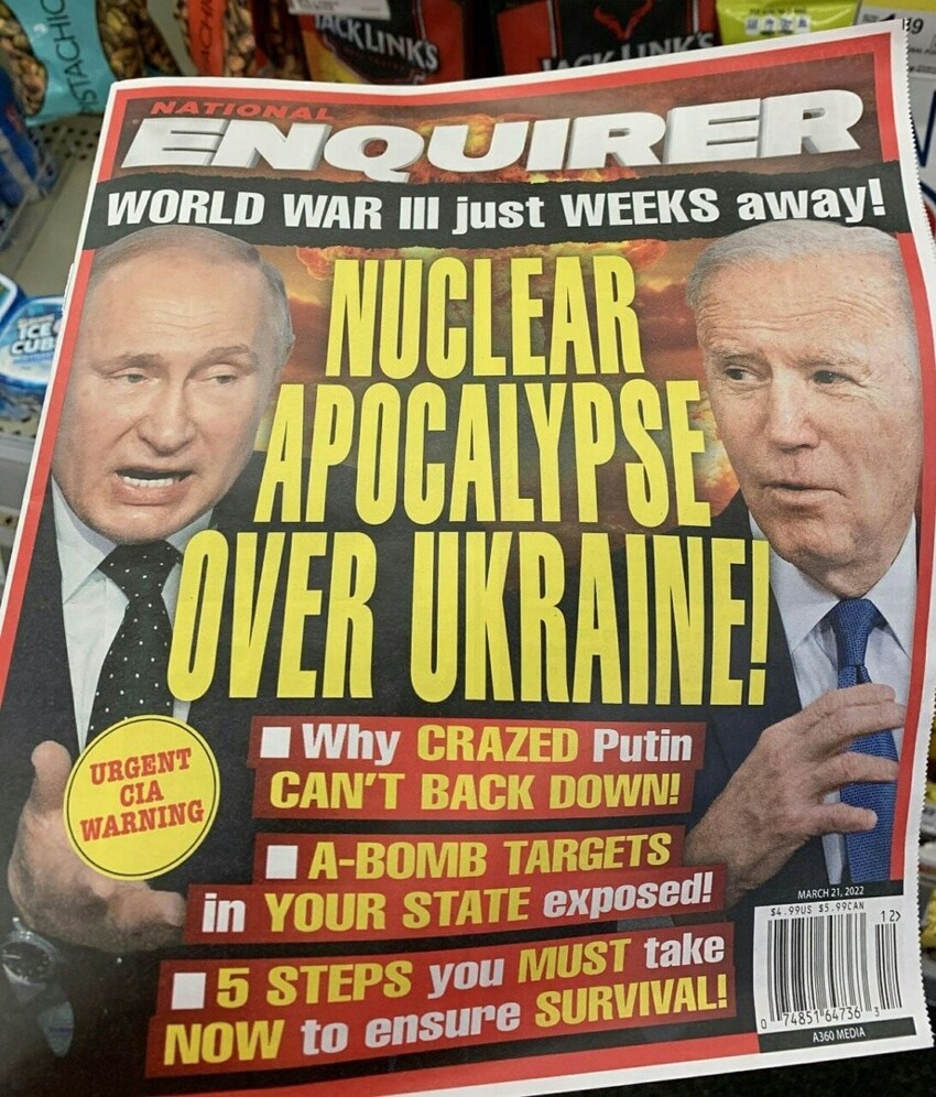 Срочное предупреждение от ЦРУ: "Ядерный апокалипсис из-за Украины. До Третьей мировой осталось несколько недель"