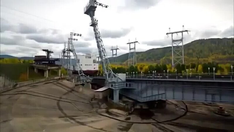 Судоподъемник Красноярской ГЭС 