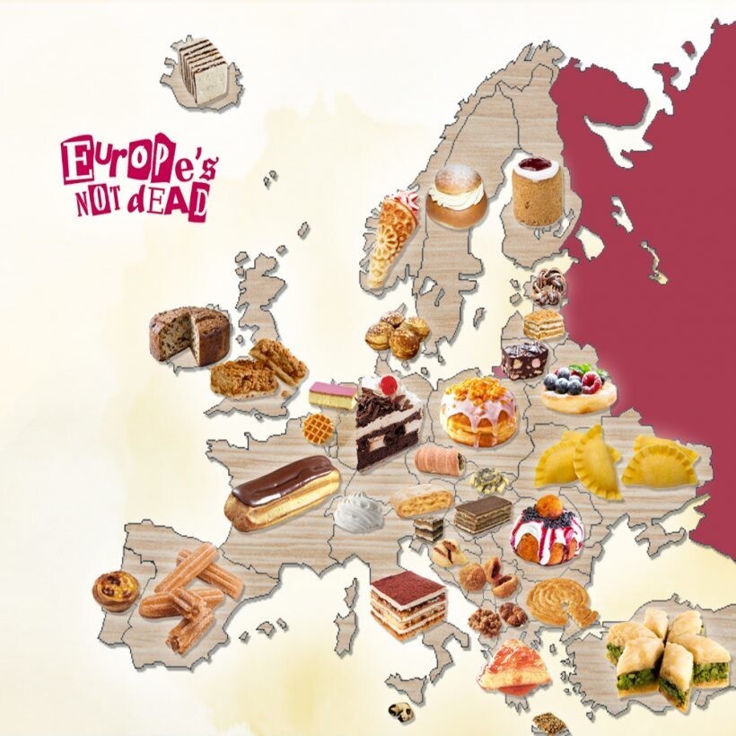 27. Карта европейских десертов