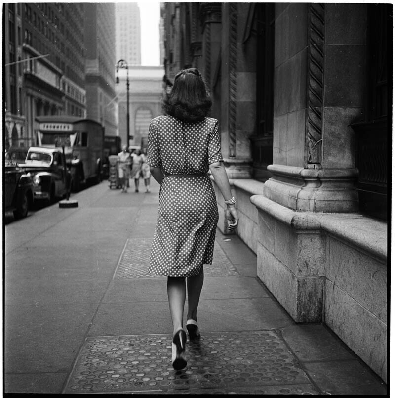 На улицах Нью-Йорка, 1946 год. 