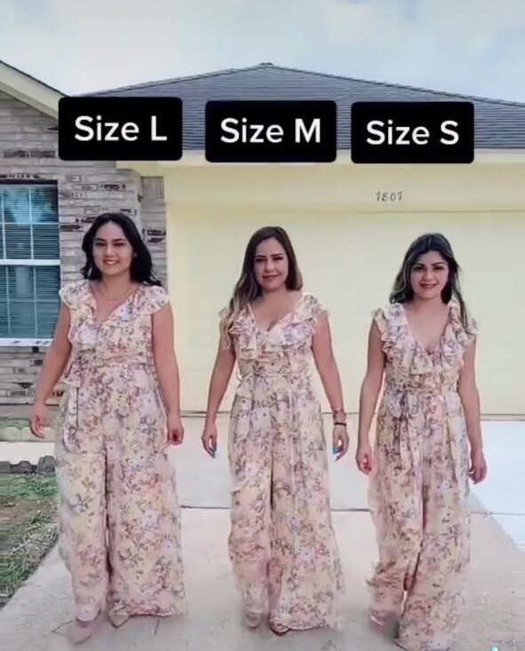 А есть ли разница? Девушки продемонстрировали, как смотрятся одни и те же наряды в случае с размерами S, M и L
