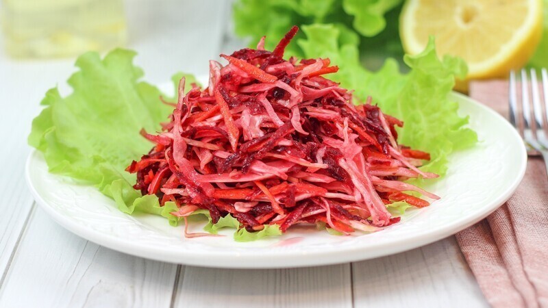 Как приготовить классический салат щетка для похудения и очищения кишечника?
