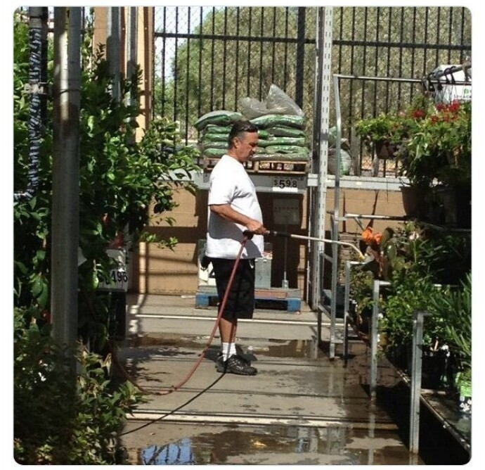 "Я потерял отца в Walmart  - и обнаружил его в садовой секции поливающим растения"