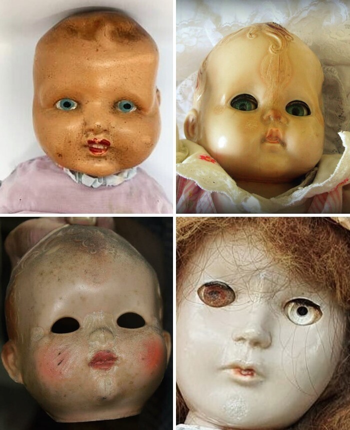 Старые куклы 1940-50-х годов