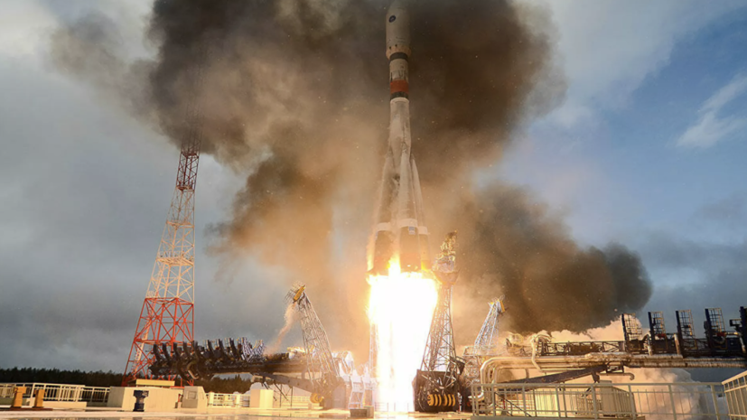 Ракета «Союз-2.1а» выводит на орбиту спутник «Меридиан»