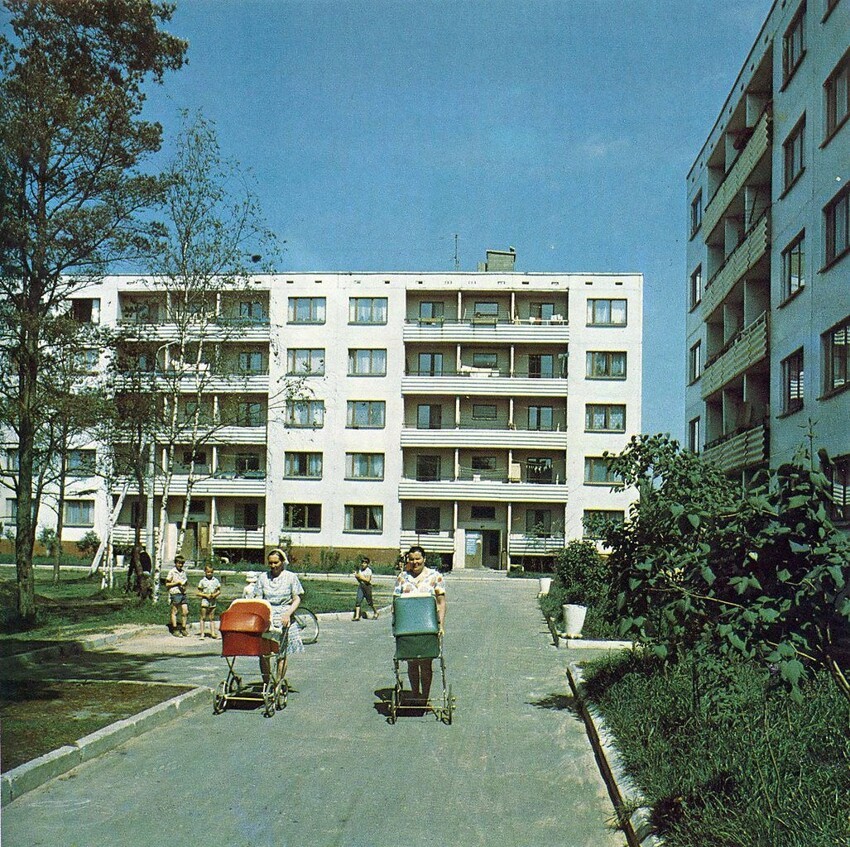 Поселок "Соловьи", Псков, 1970 г.