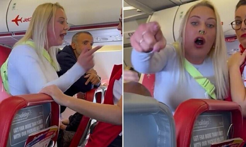 Пассажиры авиарейса аплодировали выдворению скандалистки