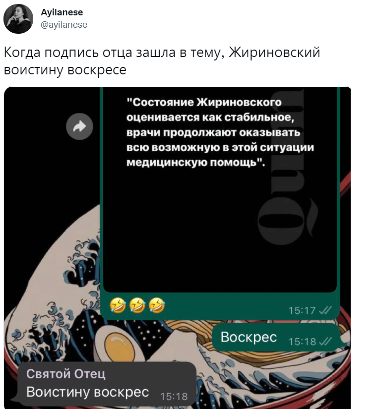 Жириновский Шрёдингера: реакция соцсетей на фейковую смерть ВВЖ
