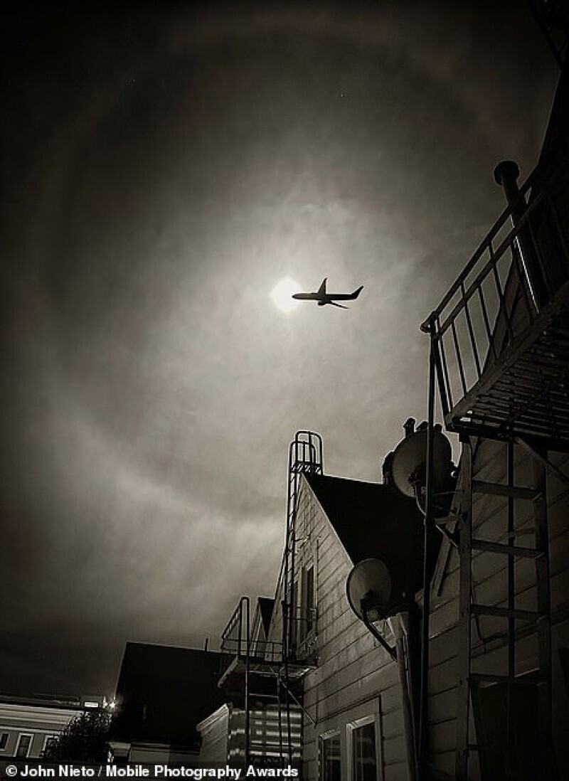 Снимок самолета в Сан-Франциско. Фотограф John Nieto