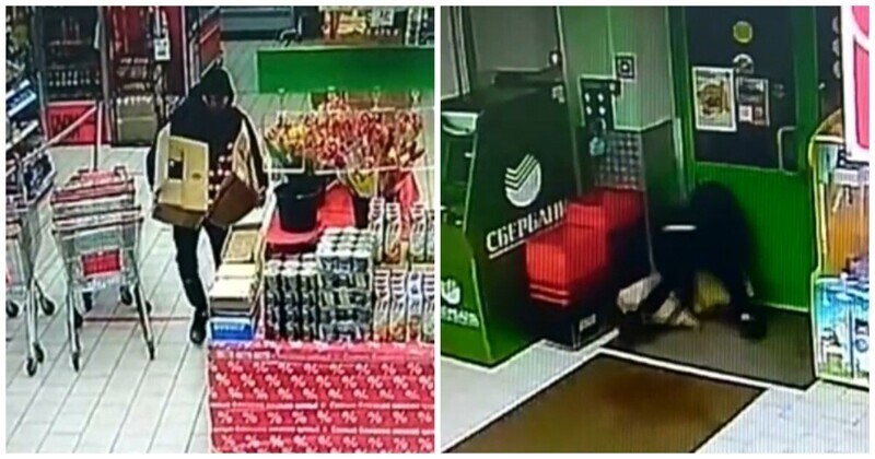 Похищение вина из супермаркета в Оренбургской области пошло не по плану