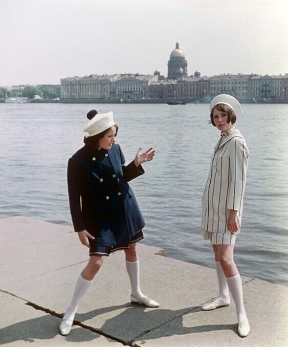 Ленинград , модели Дома моды, 1968-й год