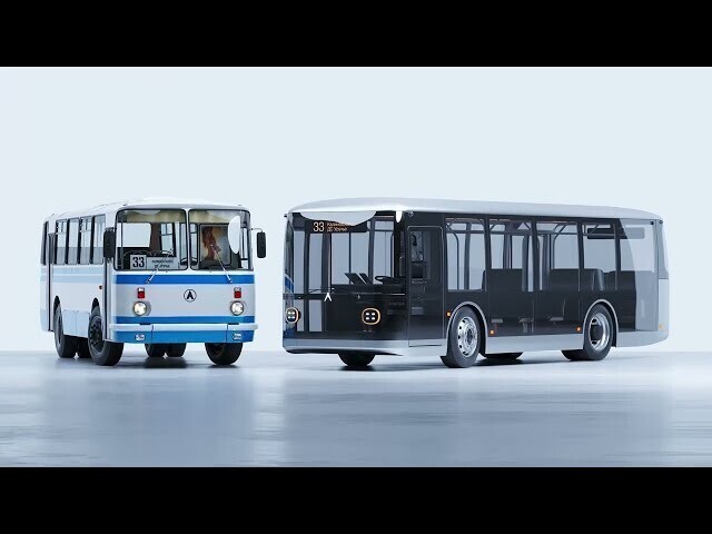 Белорусский дизайнер сделал проект современного автобуса в стиле ЛАЗ 