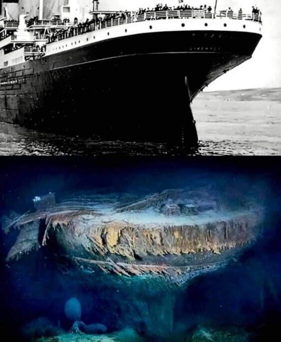  Титаник «тогда и сейчас»