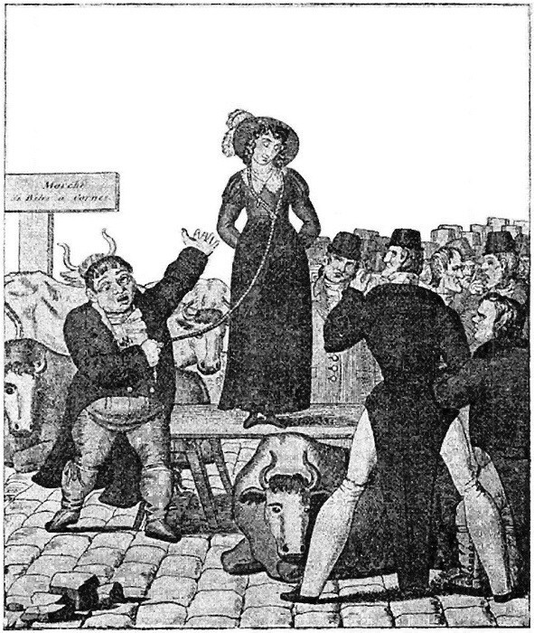 Как надоевших жен продавали: практика, популярная в Англии XVIII-XIX вв
