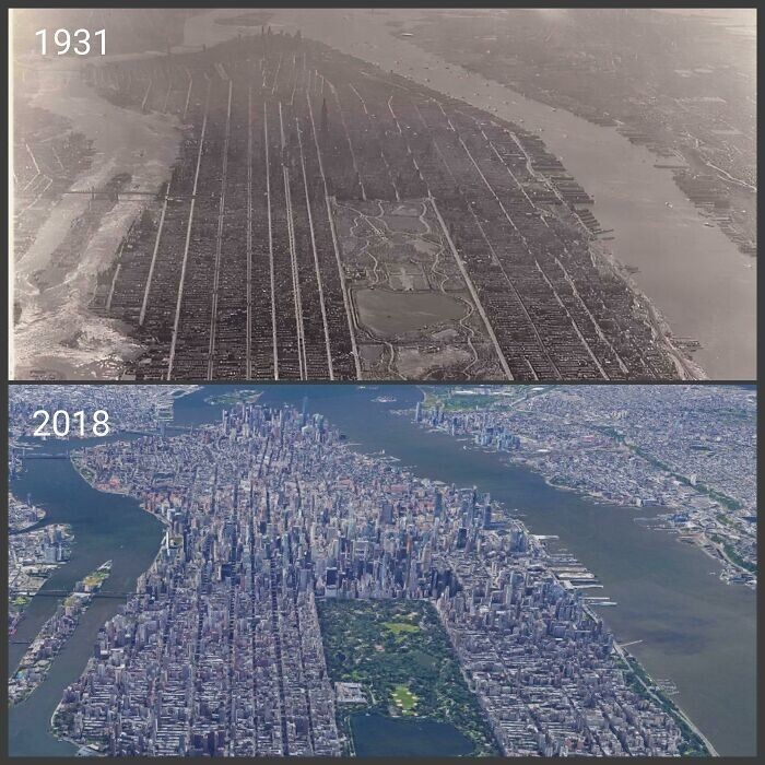 26. Манхэттен, 1931 и 2018 гг.