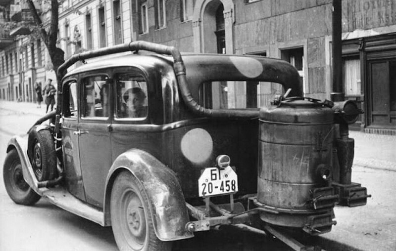 Например, в конце 1930-х годов дровяных машин в Европе было около 9 тысяч