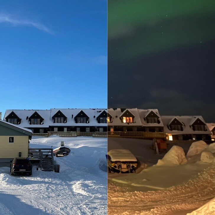 4. "День и ночь в Нууке, Гренландия"