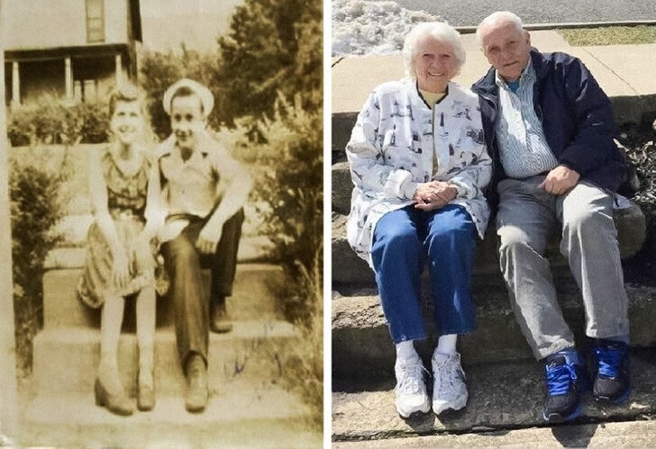11. "71 год назад моя бабушка встречалась с этим парнем. Они снова встретились 2 года назад и недавно поженились"