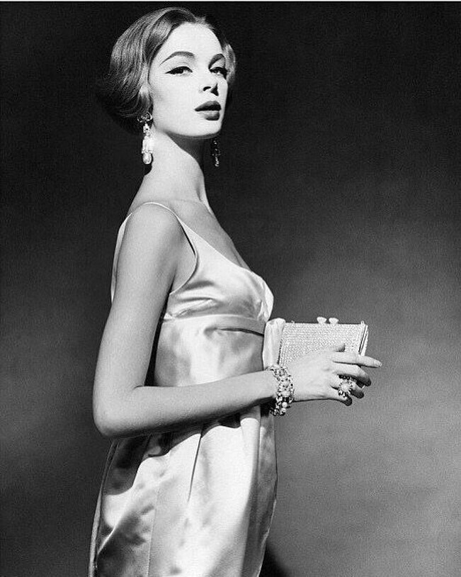 14. Нена Фон Шлебрюгге, мама актрисы Умы Турман, в 1959 году в съёмке Vogue