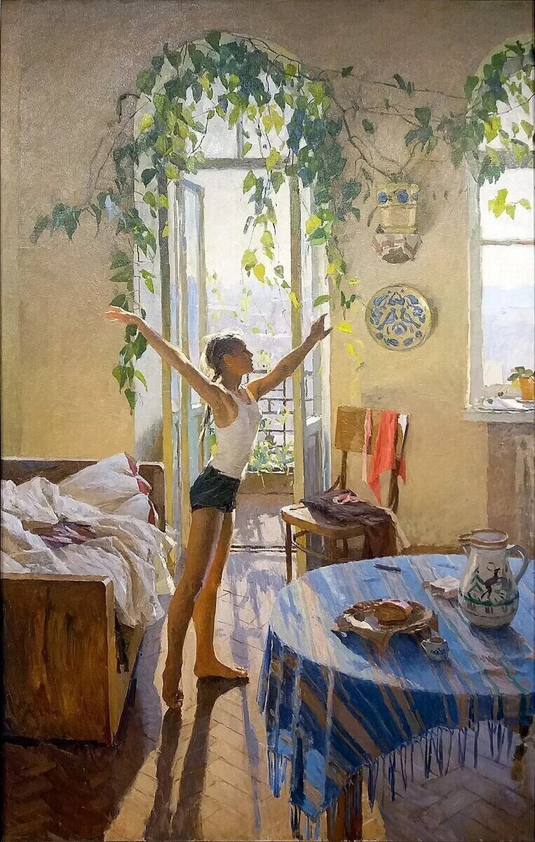Яблонская Татьяна Ниловна "Утро" (1954)