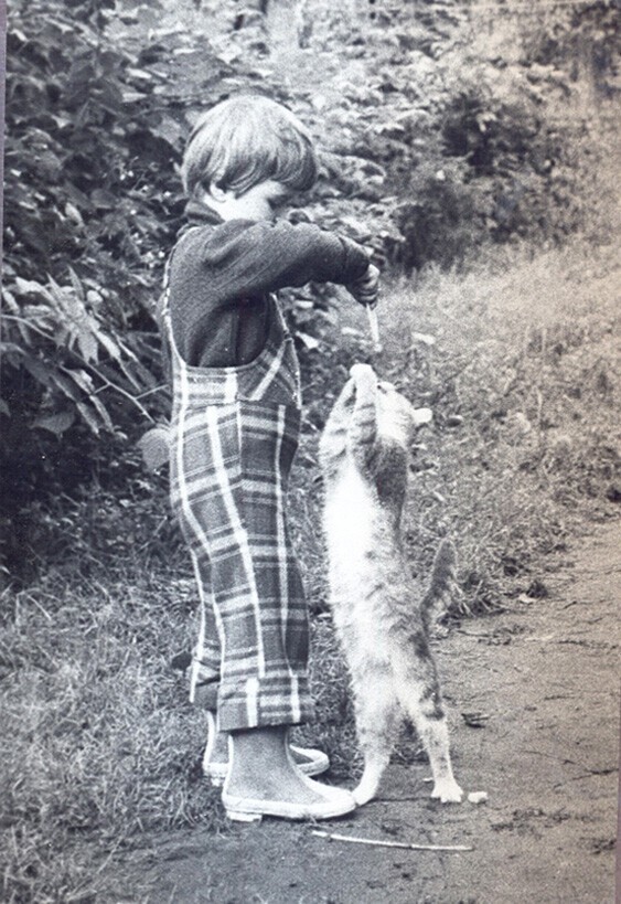 Кошка-эквилибристка...1978 год, Подмосковье