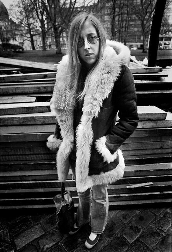 Апрель 1972 года. Лондон. Американская певица и композитор Джуди Силл. Фото Gijsbert Hanekroot. Через 7 лет Джуди Силл умрет от передозировки наркотиков.