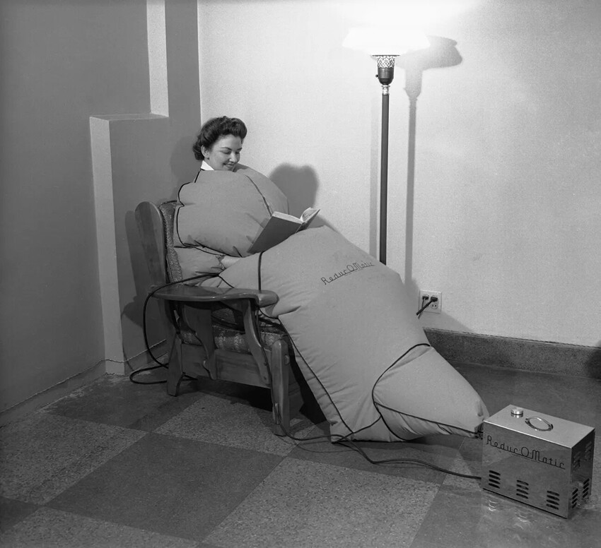 4. Портативная сауна Reduc-o-matic, популярная в 1940-х годах. Считалось, что с её помощью можно сжечь жир