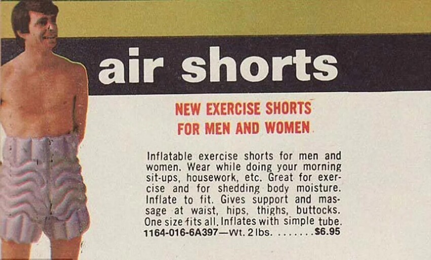 16. Air Shorts: надувные шорты для поддержки спины и снижения веса