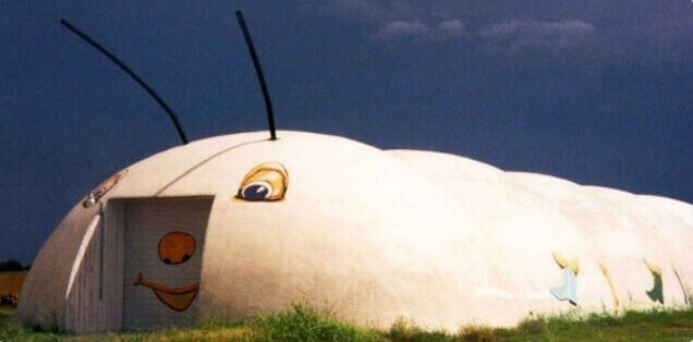 20. Гусеница Bruco. Италия, штат Техас. Архитектурное бюро Monolithic Dome Institute, 1990-е годы