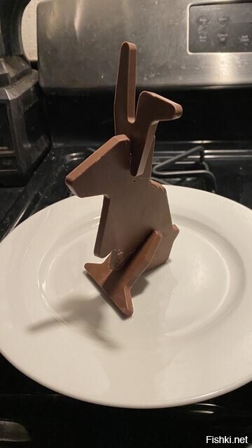 Шоколадный кролик, требующий сборки