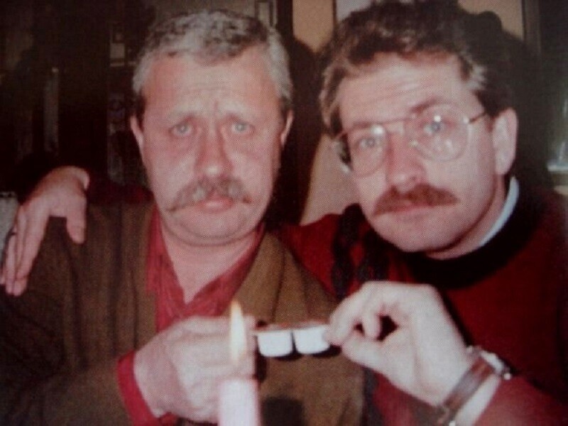 Леонид Якубович и Владислав Листьев на отдыхе в Германии, 1993 год