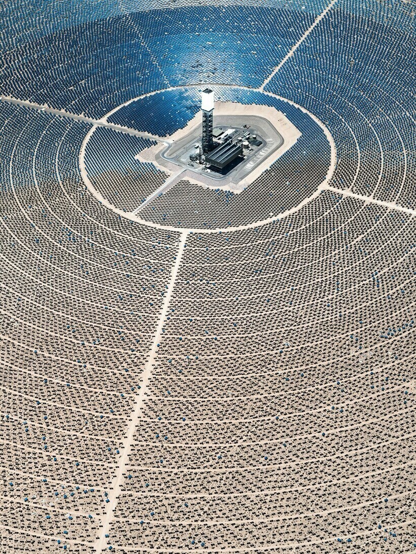 Как выглядят солнечные электростанции с высоты