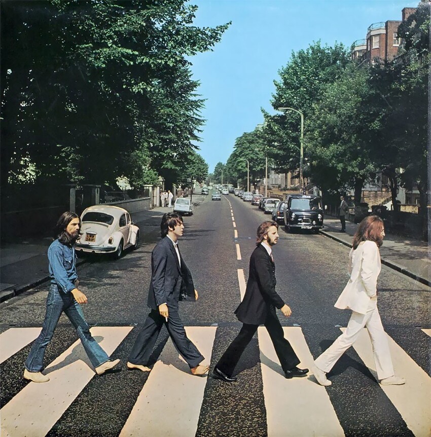 14. The Beatles – Abbey Road, Apple, 1969. Автор Иэн Макмиллан (дизайн Джона Коша)