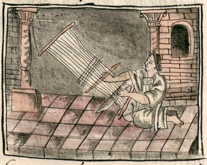 Прядение и ткачество у ацтеков: женское начало, связь жизни и смерти