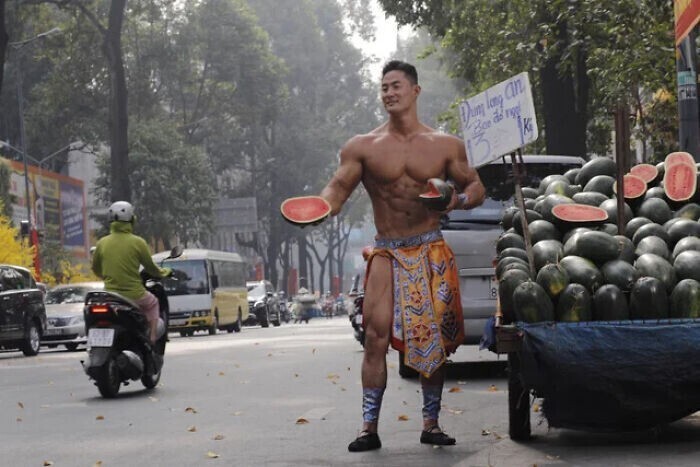 Уличный торговец во Вьетнаме