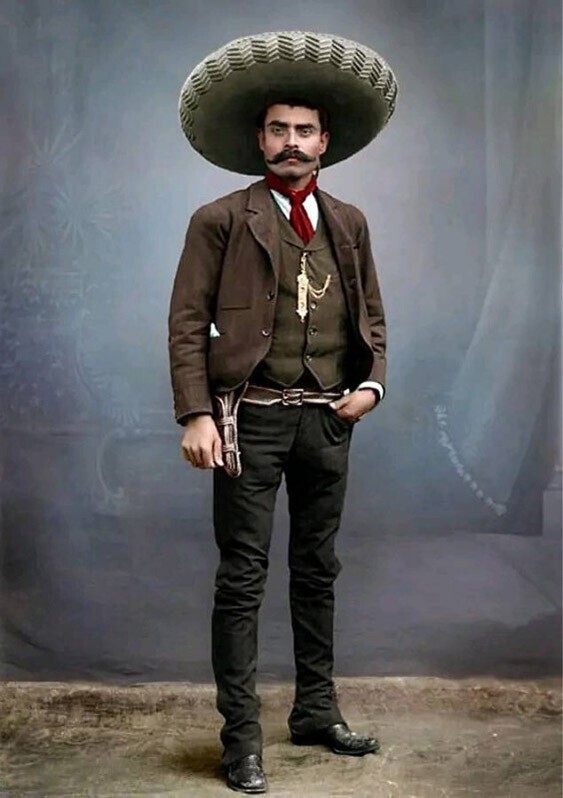 Эмилиано Сапата - лидер Мексиканской революции 1910 года. Один из национальных героев Мексики.