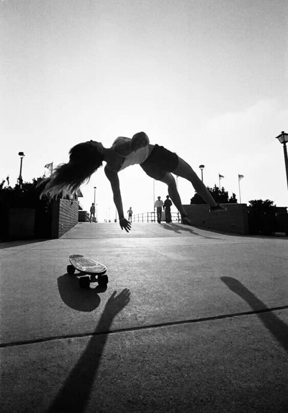Спиннинг-флип на пирсе Эрмоса-Бич (Калифорния), 1975 год.