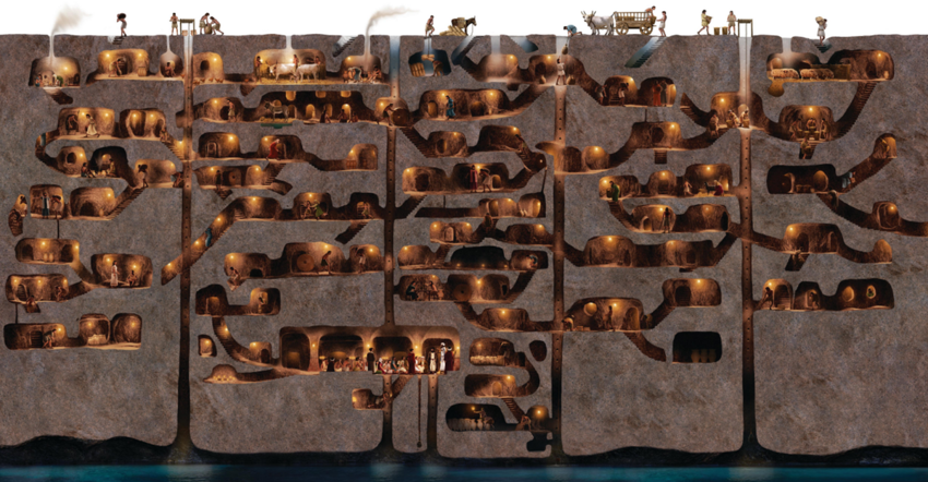 Тайна Деринкую: кто и зачем построил огромный подземный город?