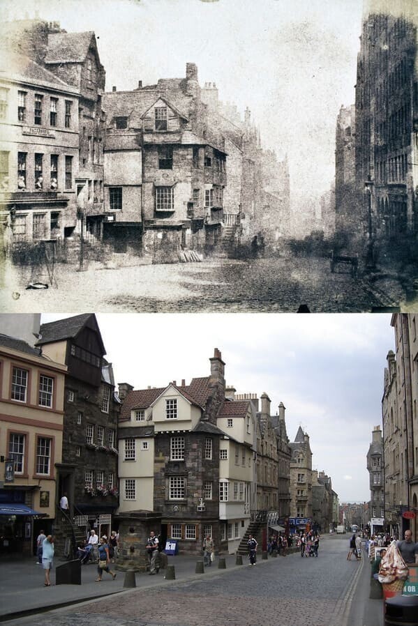 Короллевская Миля - улица в Эдинбурге, 1847 - 2020