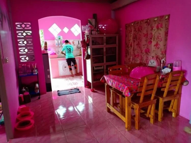 Жительница Таиланда устроила себе жизнь в розовом цвете